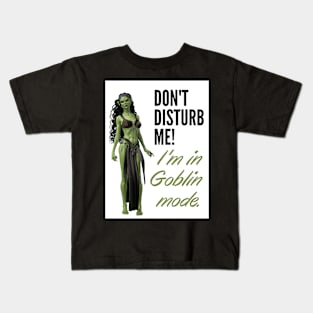 Don't disturb me! I'm in Golin mode Kids T-Shirt